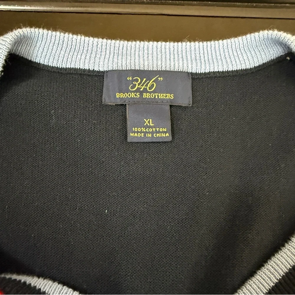 NWOT - Brookes Brothers V-Neck Sweater Vest | XL